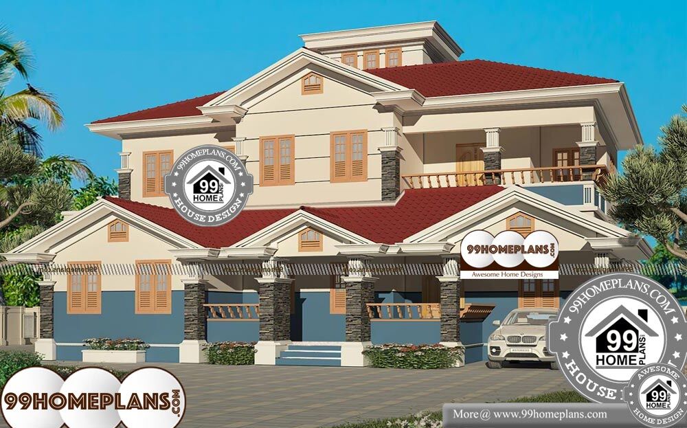 Kerala Style Veedu Photos with Best 3D Home Elevation Plan Collections