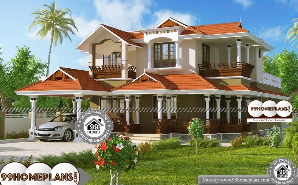 Latest Model House Plans In Kerala - 2 Story 2584 sqft-Home