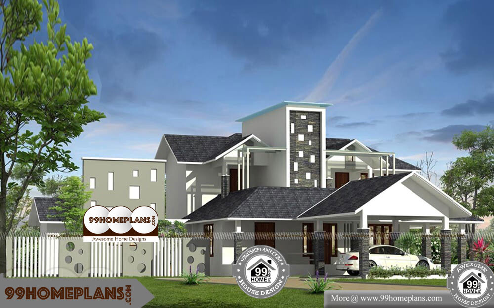 Luxury House Plans With Photos - 2 Story 3750 sqft-Home