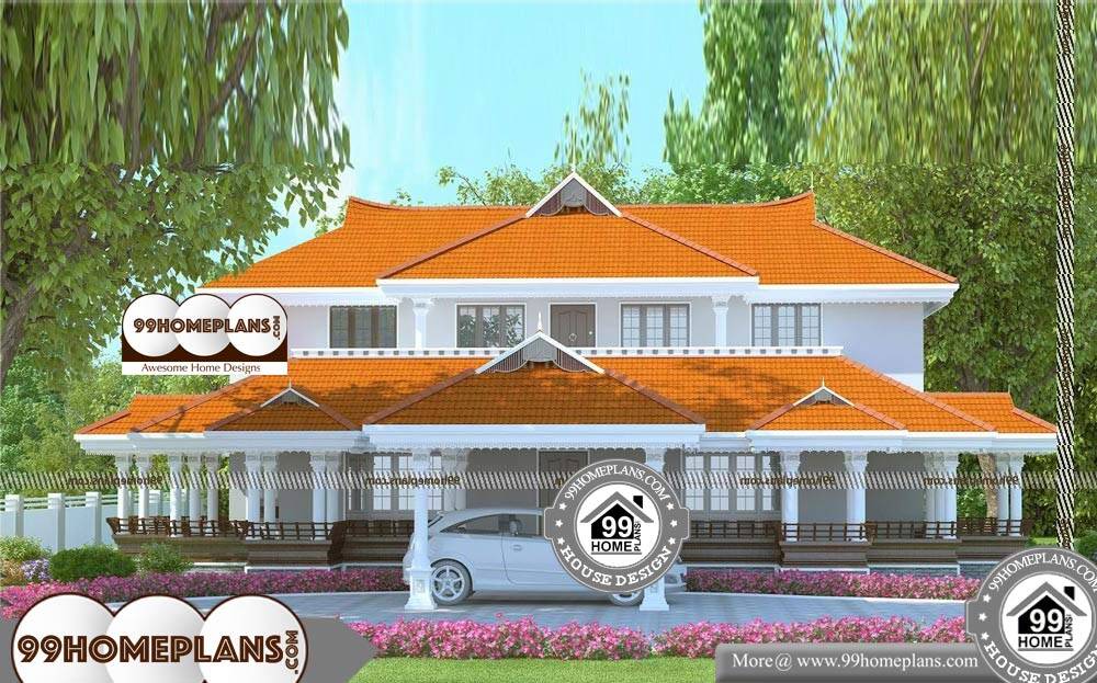 Nalukettu Model House Plans Photos - 2 Story 4040 sqft-Home