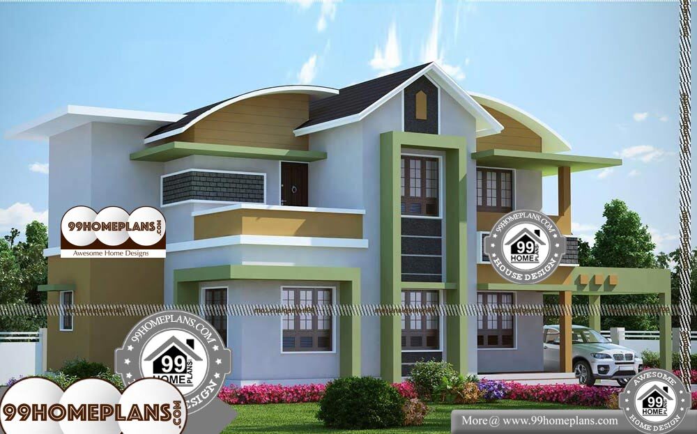 New Double Story House Plans - 2 Story 1568 sqft-Home