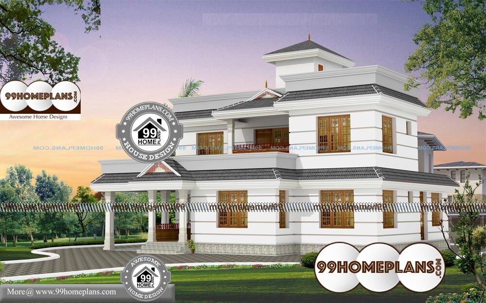 New Model Home In Kerala - 2 Story 1990 sqft-Home