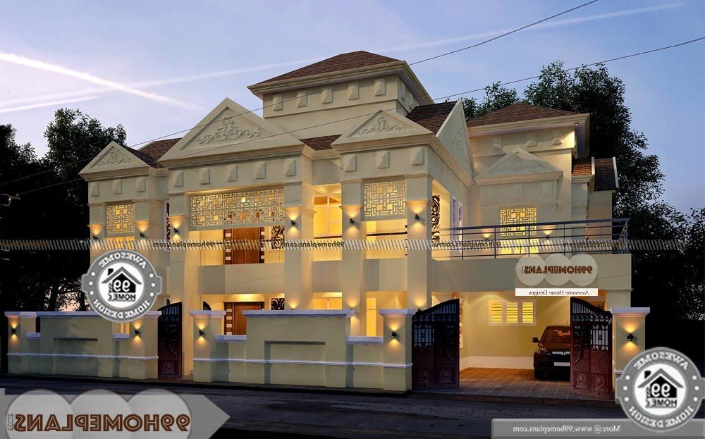 Rajasthani House Plans - 2 Story 5200 sqft-Home