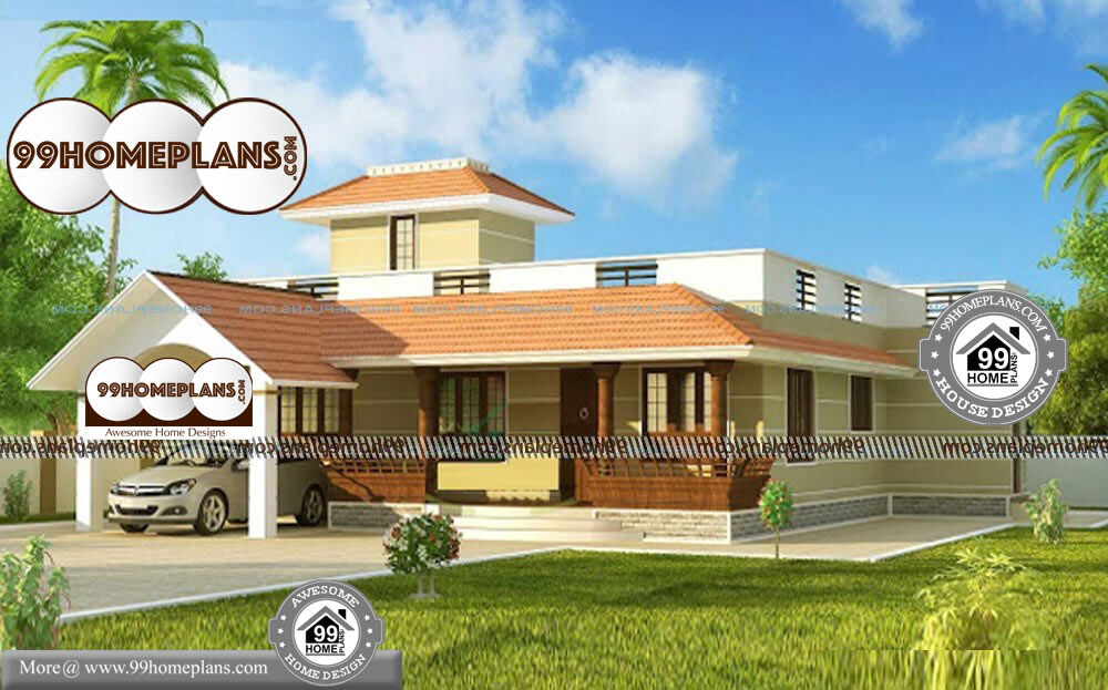 Residence Plans Design - Single  Story 1873 sqft-Home