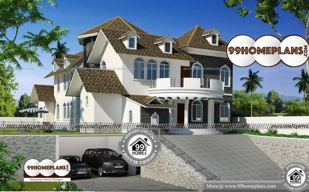 Small Bungalow House Plans Indian - 2 Story 4787 sqft-Home