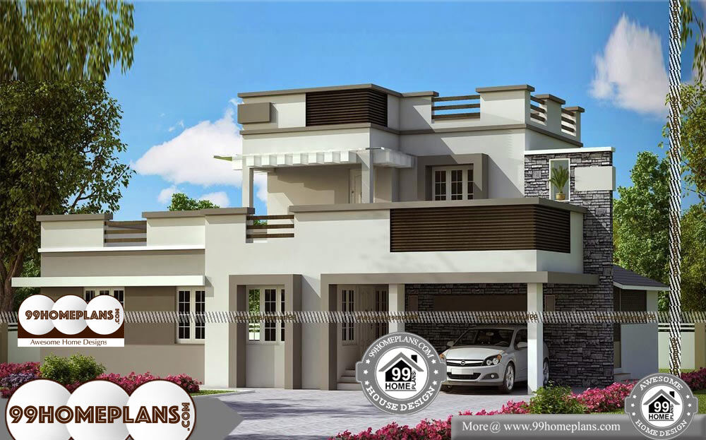 Small Modern House Designs And Floor Plans - 2 Story 2036 sqft-Home