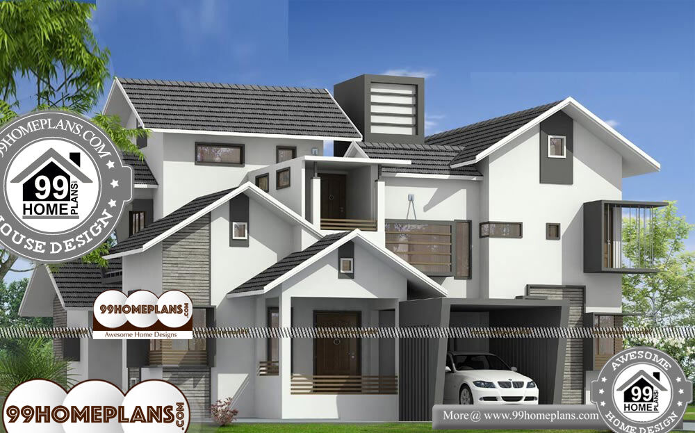 Southern Traditional House Plans - 2 Story 2600 sqft-Home