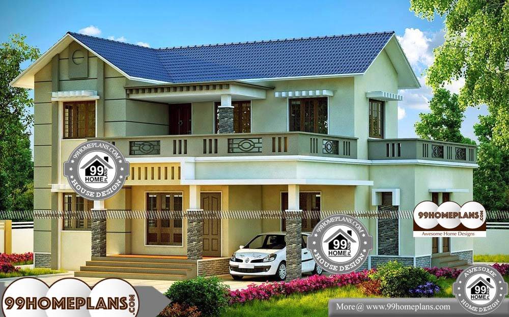 Two Storey Four Bedroom House Plans - 2 Story 2326 sqft-Home