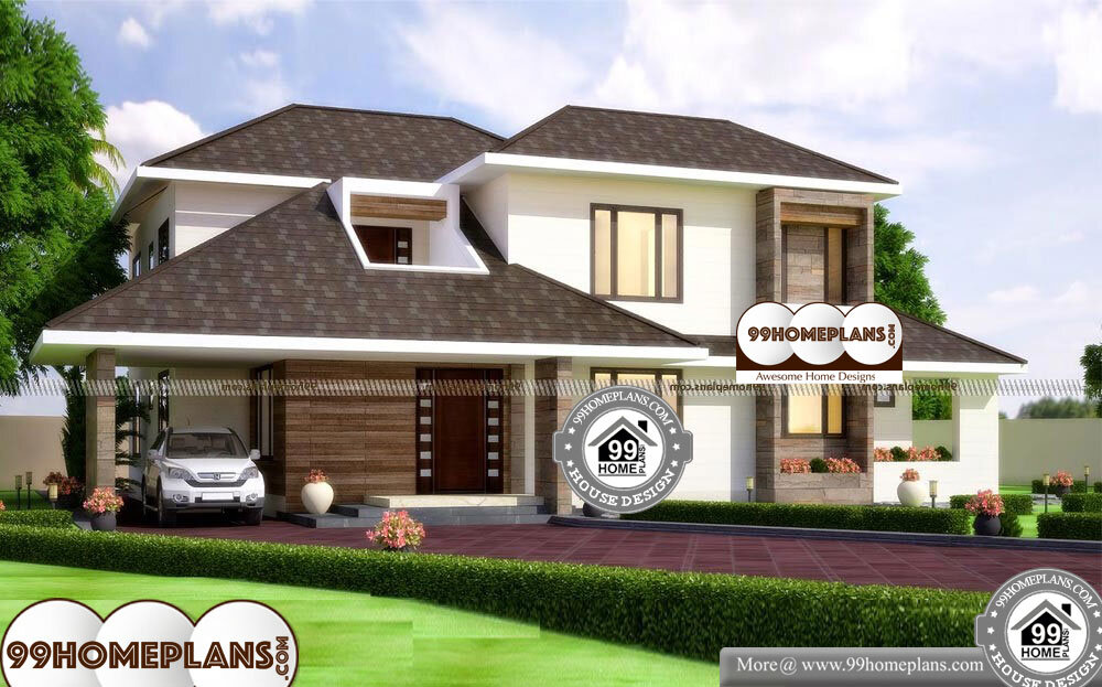 Architect House Plans Free - 2 Story 3600 sqft-Home