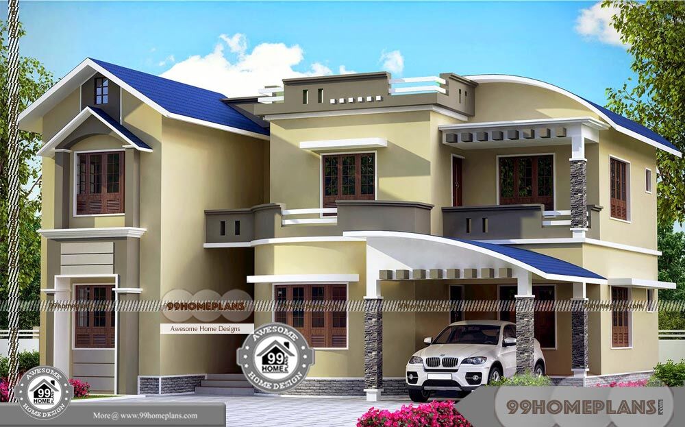  Design  Your  Own  House  Plans  Free Two Story Modern Indian 