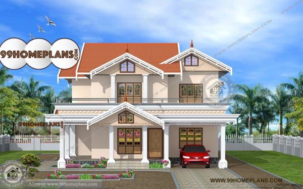 Indian Home Exterior Design Photos Middle Class With Balcony Concept