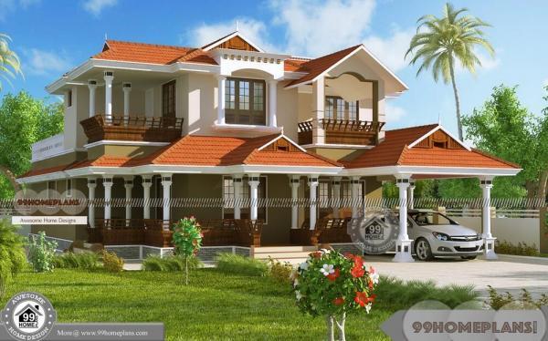 Latest Model House Plans In Kerala with Traditional Plans 