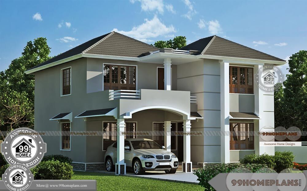  Modern  Double  Storey  House  Designs  with Best 2  Story  Home  