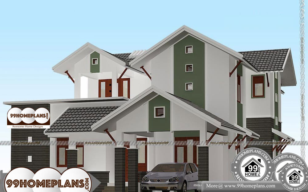 New Home Architecture Plans - 2 Story 2500 sqft-Home