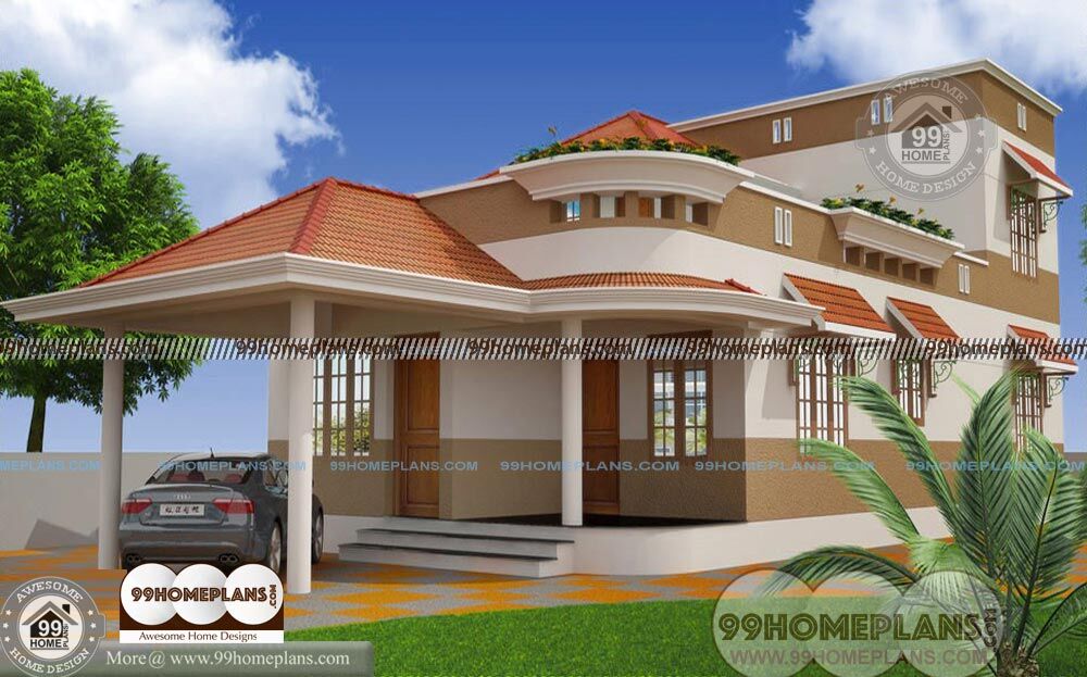 Residential House  Plans  Indian  Style  2 Floor Home Design 