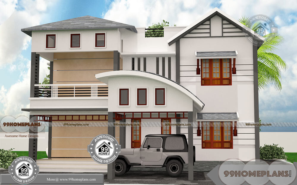  1500  Sq  Ft  Bungalow Plans  with Double Floor Simple  Low 