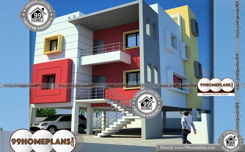 2 Floor Home Plan - 2 Story 3600 sqft-Home 