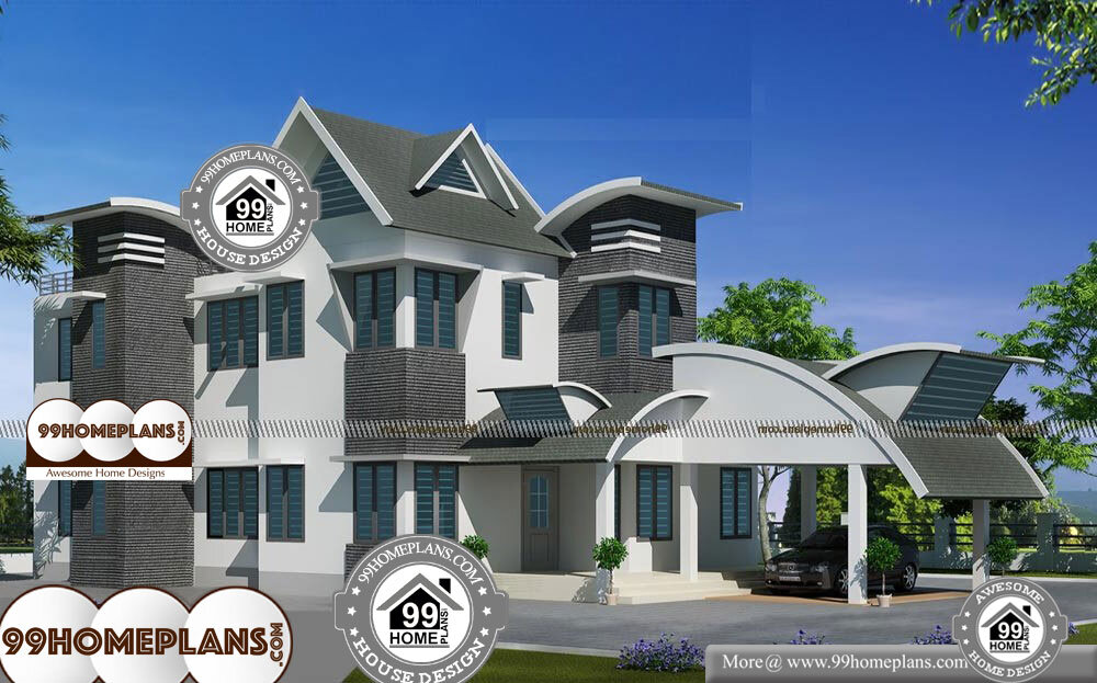 2 Floor House Design With Terrace - 2 Story 1829 sqft-Home