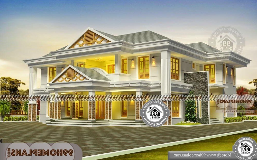 2 Floor House Plans - 2 Story 3600 sqft-Home