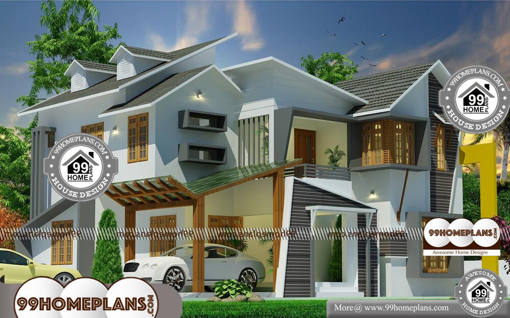 2 Story Contemporary Homes - 2 Story 2950 sqft-Home 