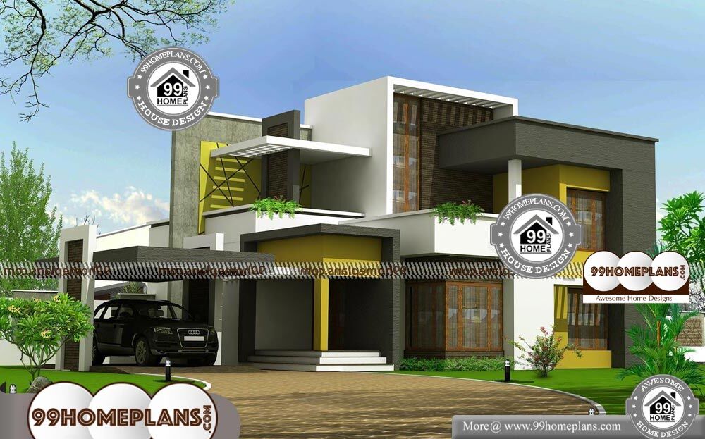2 Story Modern House Plans - 2 Story 2625 sqft-Home