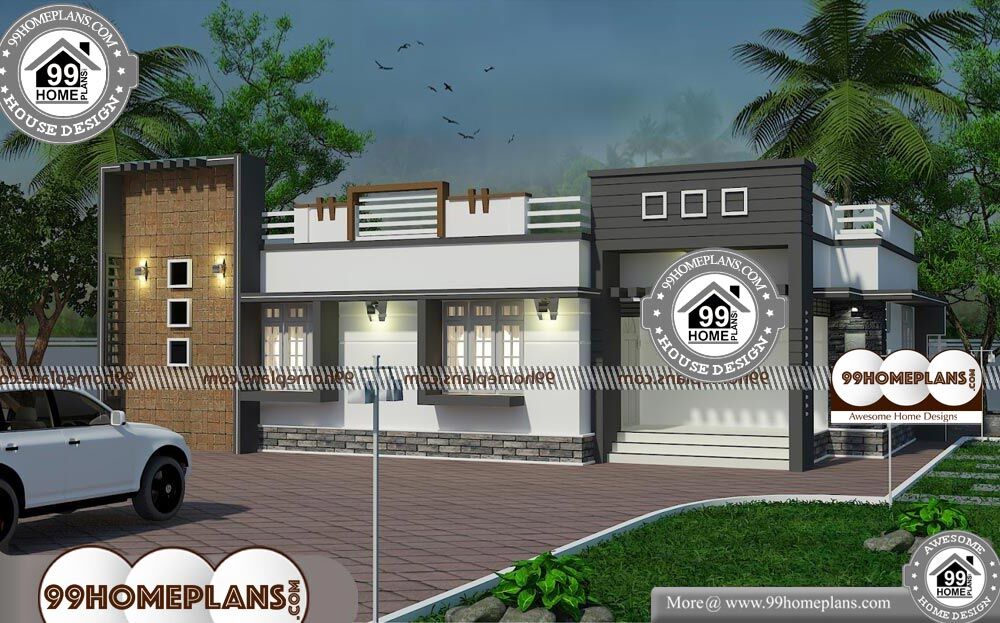 3 Bedroom Modern House Design - Single Story 1200 sqft-Home