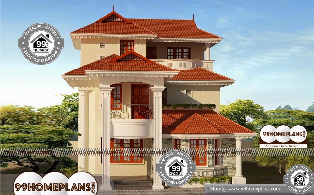 3 Story Modern House Plans - 3 Story 2377 sqft-Home 