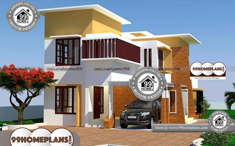 4 Bedroom House Plans - 2 Story 2340 sqft-Home