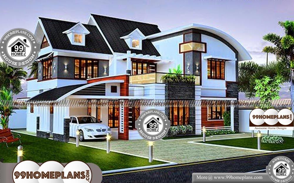 4 Bedroom House Plans Cheap To Build - 2 Story 2416 sqft-Home