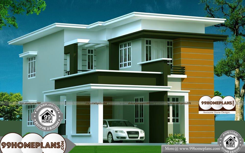 4 Bedroom Two Story House Plans - 2 Story 1750 sqft-Home