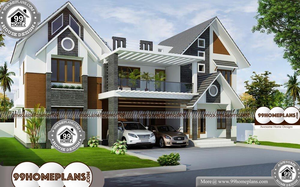 Affordable 4 Bedroom House Plans - 2 Story 3553 sqft-Home 