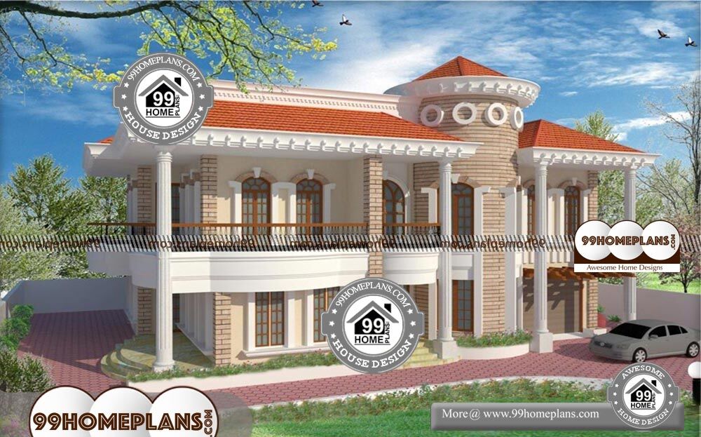 Affordable 5 Bedroom House Plans - 2 Story 3750 sqft-Home