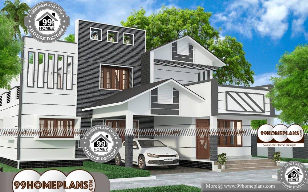 American Small House Plans With 2 Floor, American House Plans With Photos