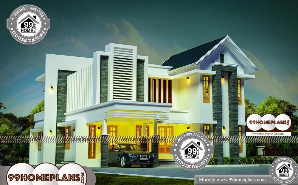 Architectural Designs For 4 Bedroom Bungalow - 2 Story 2328 sqft-Home