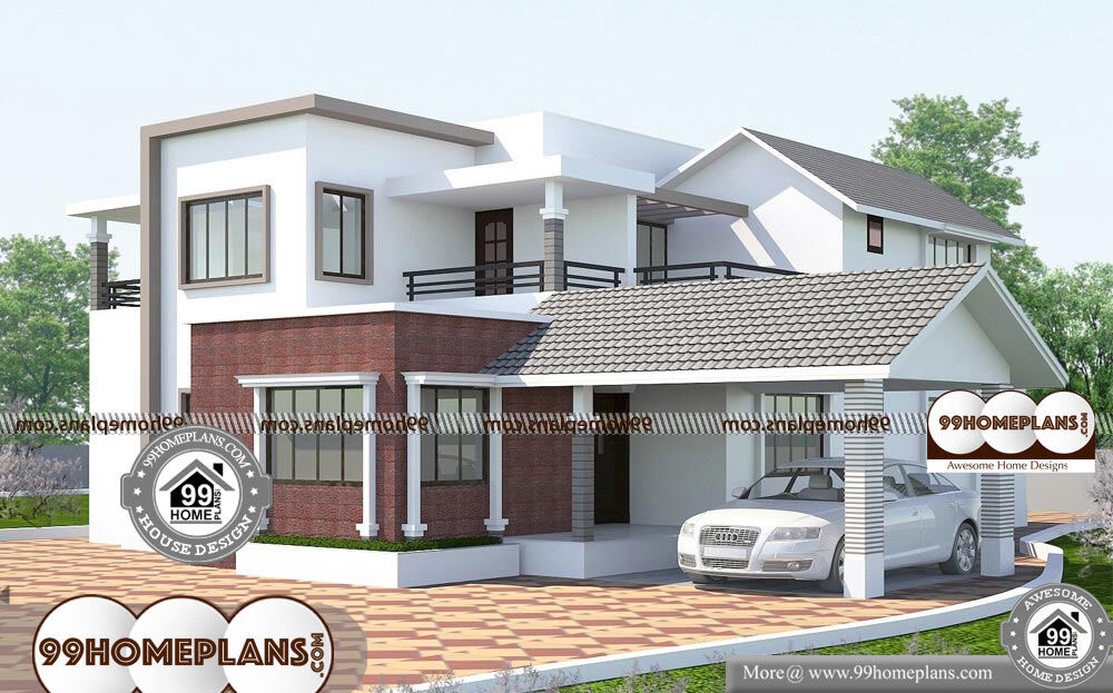 Architecture Design Of Houses In India - 2 Story 2660 sqft-Home