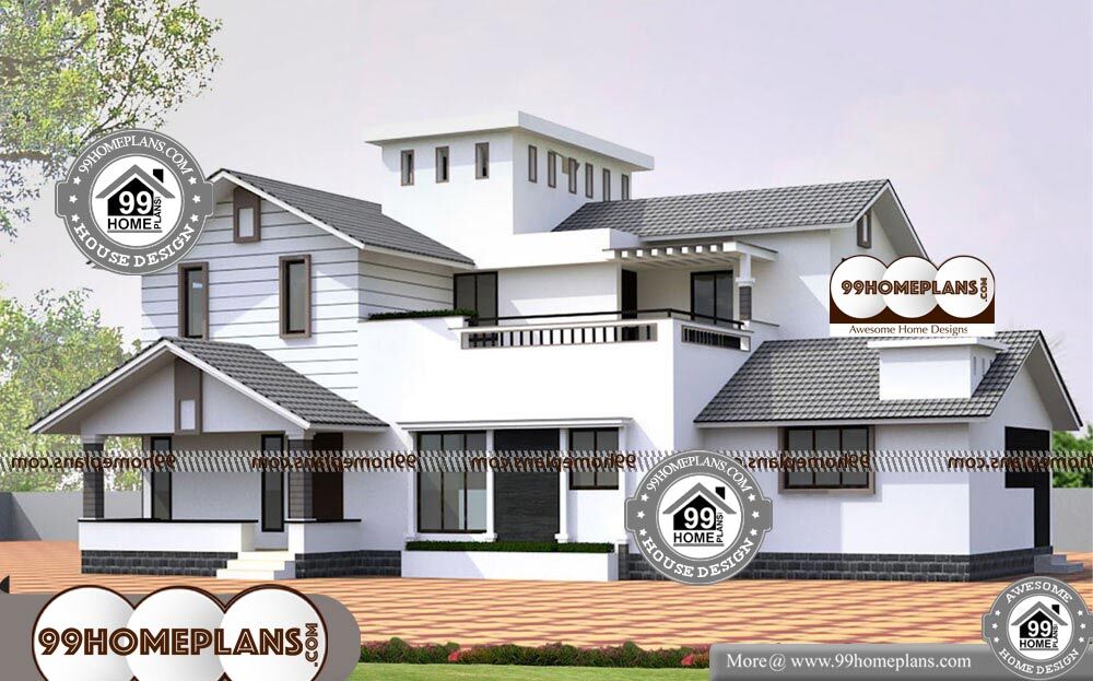 Architecture Designs For Homes In India - 2 Story 2330 sqft-Home