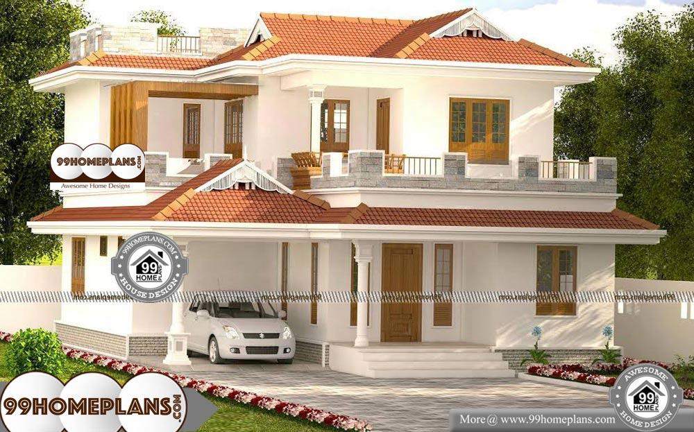 Architecture House Elevation Design - 2 Story 1750 sqft-Home