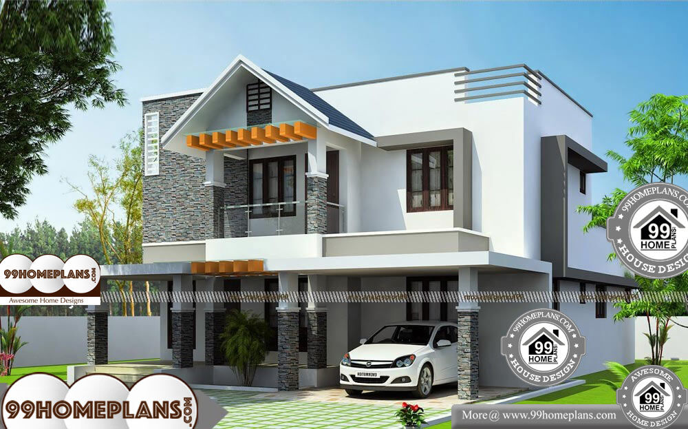 Assam Type House Front Side Design - 2 Story 2650 sqft-Home 