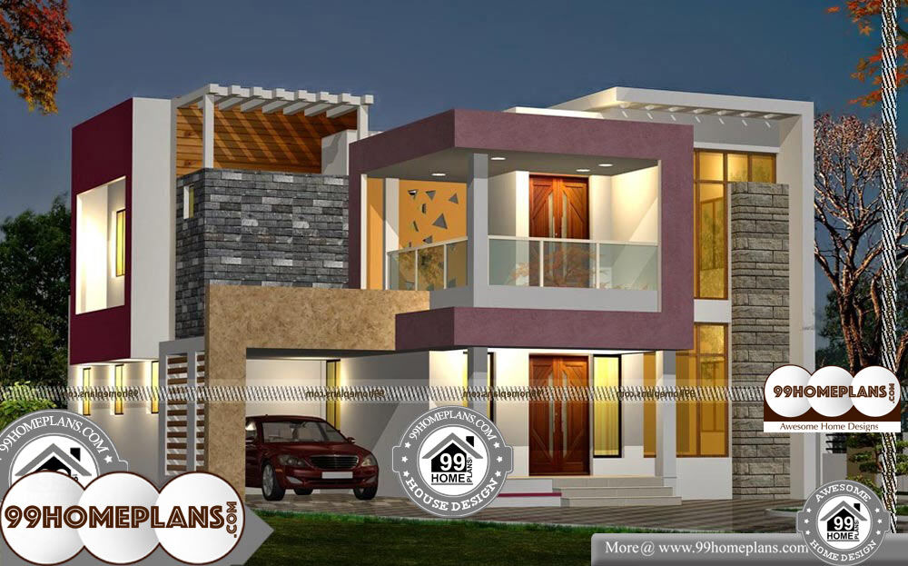 Beautiful Double Storey House Plans - 2 Story 2219 sqft-Home