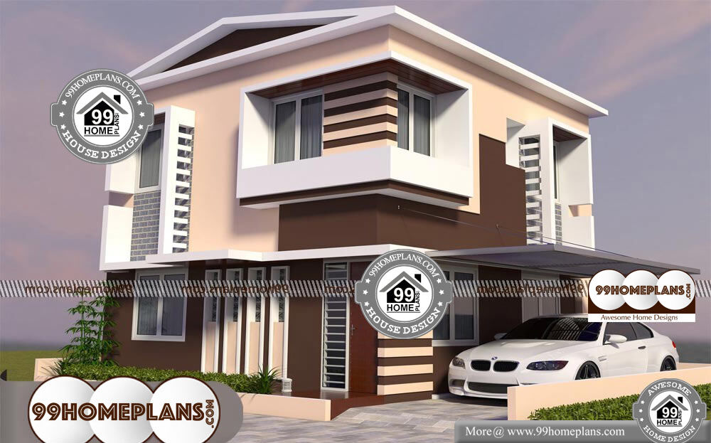 Beautiful Two Storey House Designs - 2 Story 960 sqft-Home