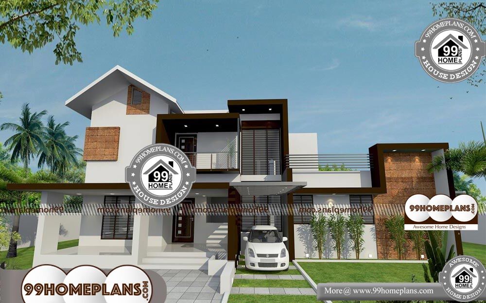 Cedar And Stone House Plans - 2 Story 2340 sqft-Home