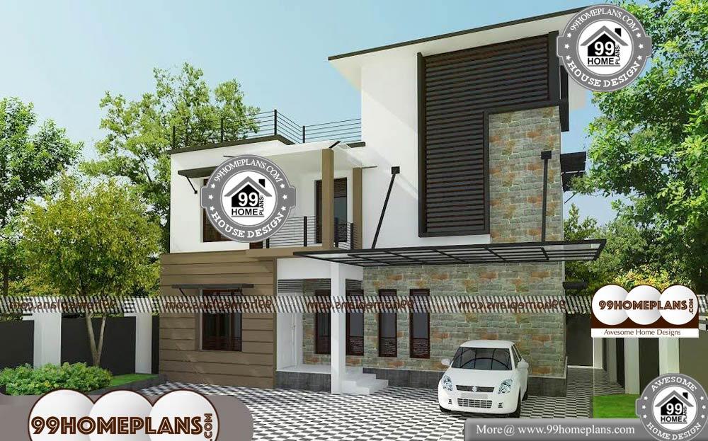Contemporary House Designs Kerala - 2 Story 1364 sqft-Home 