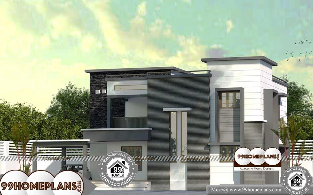 Contemporary House Plans Kerala - 2 Story 2570 sqft-Home