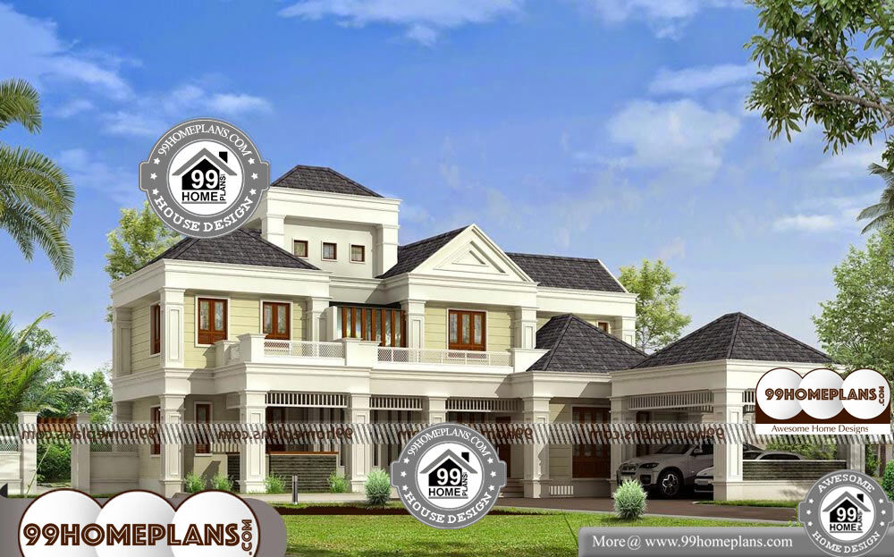 Contemporary Kerala Home Designs - 2 Story 3530 sqft-Home
