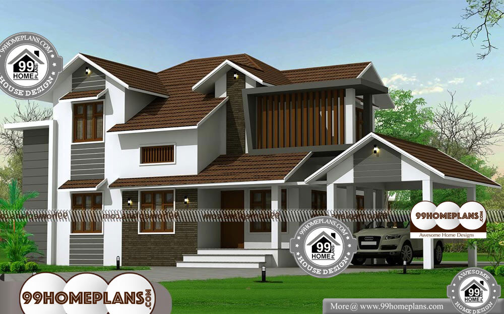 Contemporary Style House In Kerala - 2 Story 2220 sqft-Home