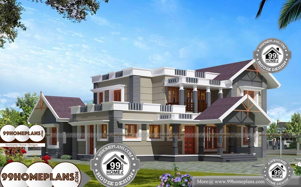 Designer House Plans With Photos - 2 Story 2600 sqft-Home