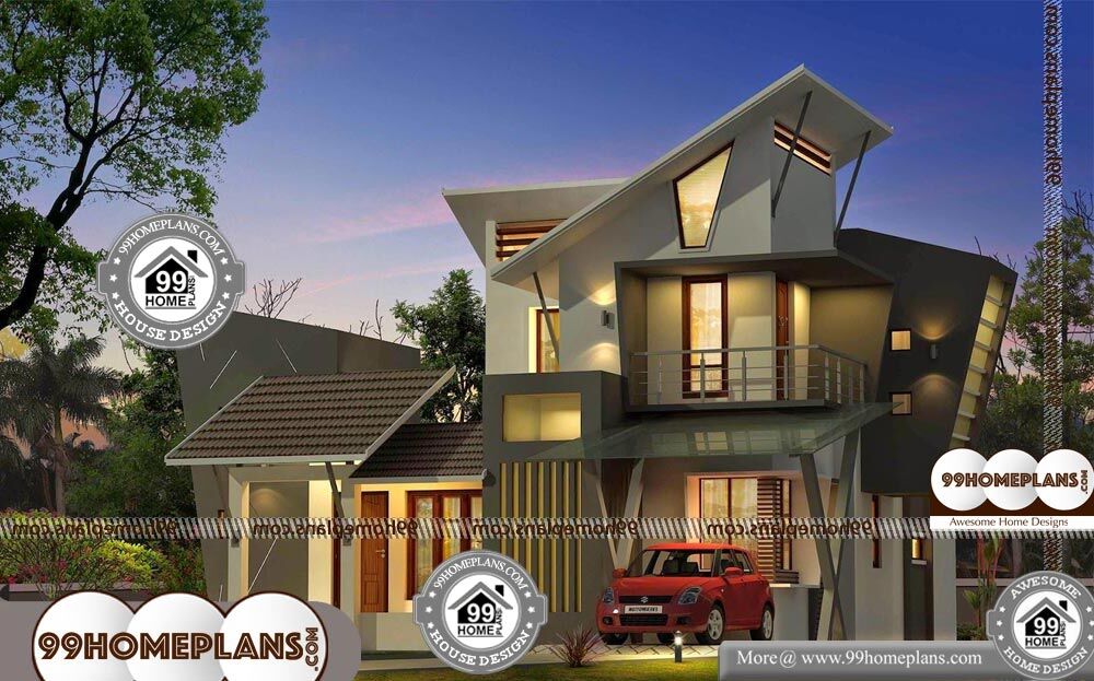 Double Storey Building Design - 2 Story 2450 sqft-Home