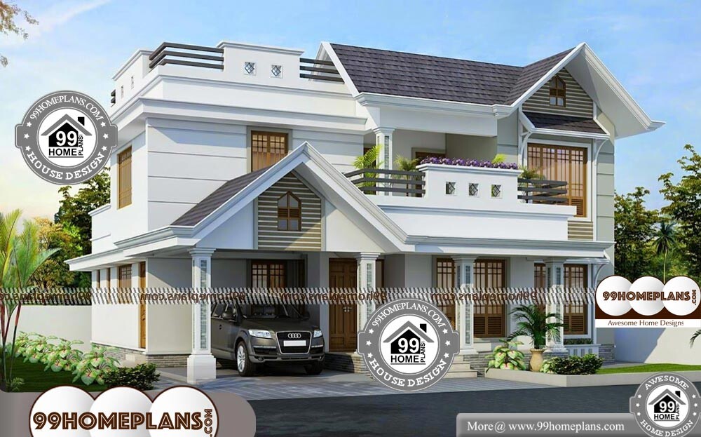 Double Story House Design - 2 Story 2350 sqft-Home
