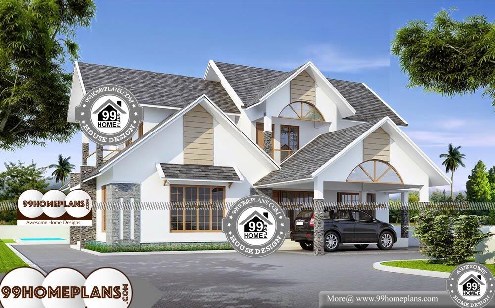 Double Story House Plans 5 Bedroom - 2 Story 2800 sqft-Home