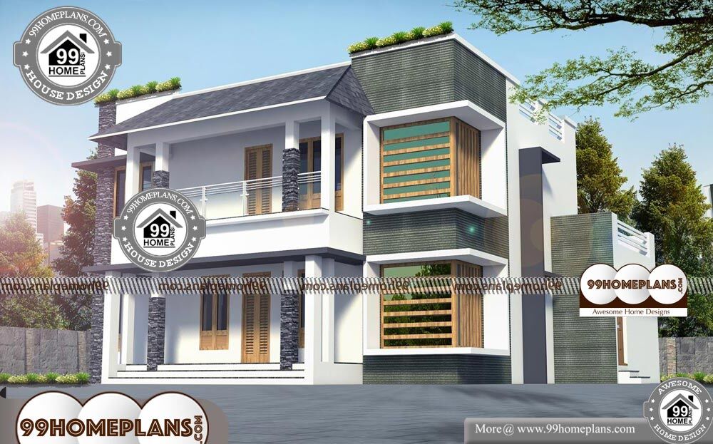 Double Story Modern House Plans - 2 Story 2270 sqft-Home